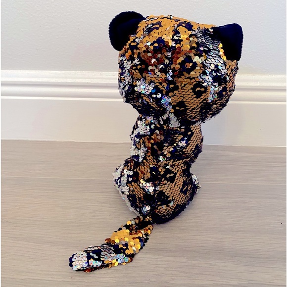 NWOT TY Sterling Leopard Flippable - Picture 4 of 7